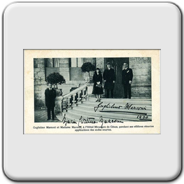 Marconi e Signora a Genova 1930