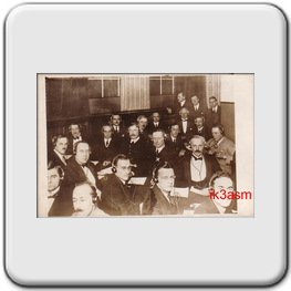 1920 - Foto di gruppo con Marconi